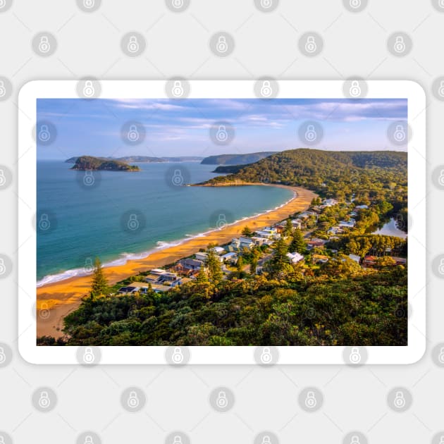 Pearl Beach, Central Coast, NSW, Australia Magnet by Upbeat Traveler